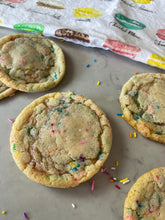 Load image into Gallery viewer, Rainbow Funfetti Cookies - 1 dozen
